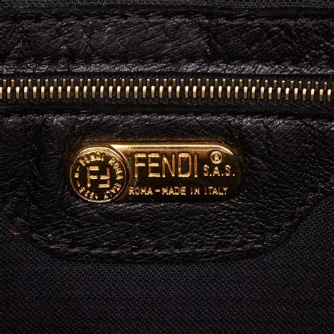 fendi black bag vintage